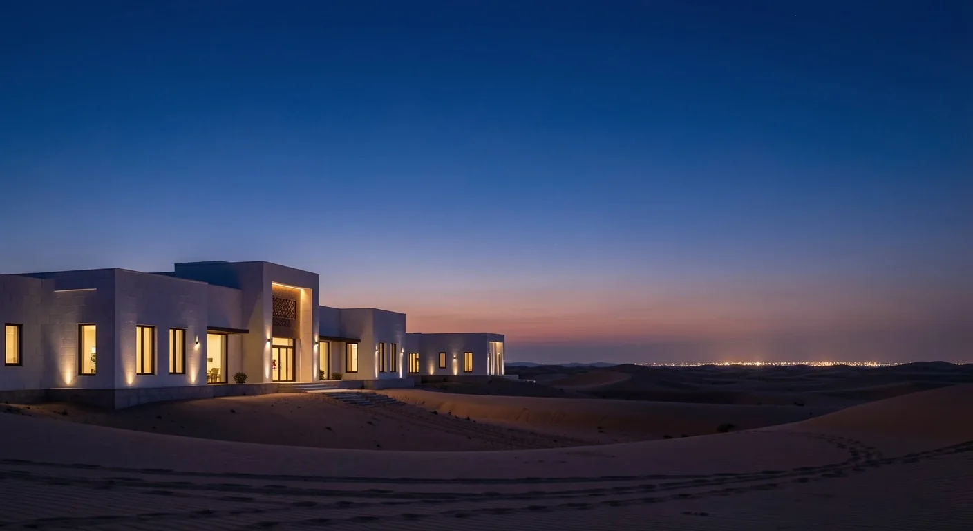 Muscat landscape at dusk