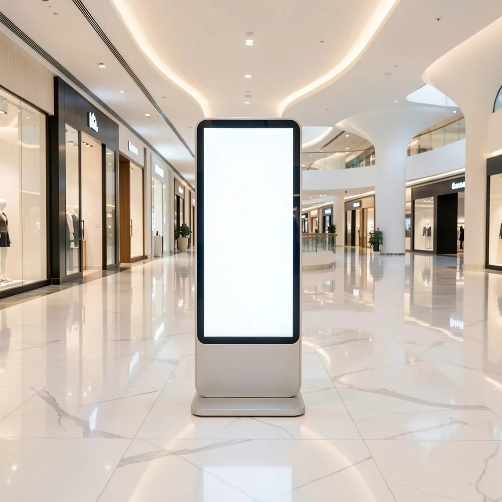 Payment kiosk in mall